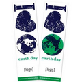 Earth Day Seed Paper Shape Bookmark - 15 Stock Designs Available